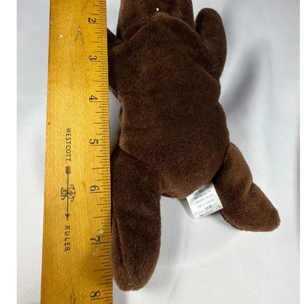 Kiky Toys Moose Plush Stuffed Animal Unisex Small Brown Polyester Woodland Cabin